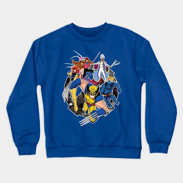 To Me My X-Men Crewneck Sweatshirt by Gen Pop Art